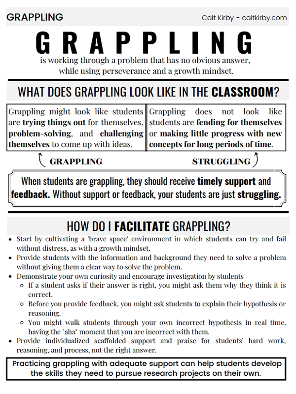 One pager about grappling. Click to access a page with a screen-reader friendly version.